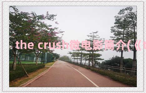 the crush微电影简介(《the crush》)